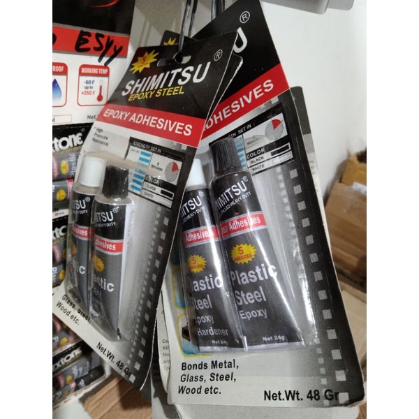 

Lem kawin/lem hitam putih campur 48gr SHIMITSU