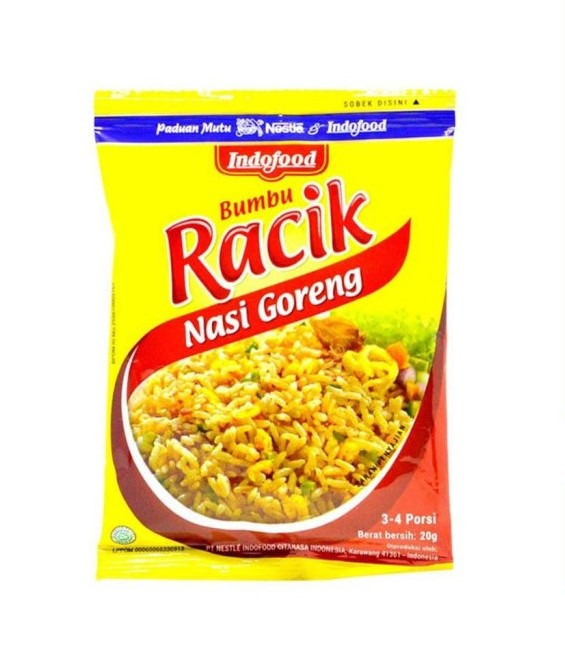 

Bumbu Racik Indofood Nasi Goreng 20 gr