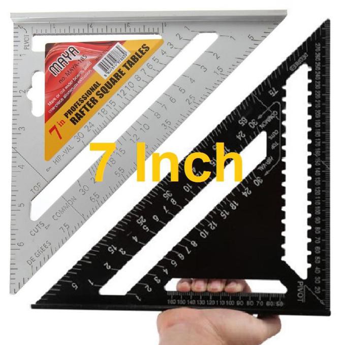

Μ Penggaris Siku Segitiga Speed Square Right Angle 230 Tukang Aluminium - Silver ❉