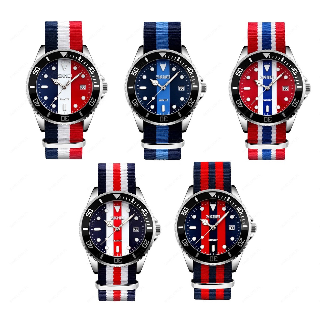 JAM TANGAN SKMEI PRIA ORIGINAL CASUAL TALI KULIT TANGGAL AKTIF TAHAN AIR BERGARANSI SIMPLE