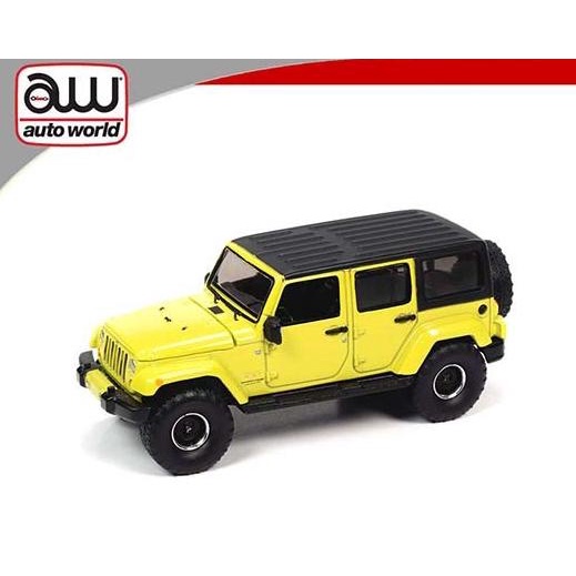 Autoworld 1/64 Jeep Wrangler Sharara Unlimited 2017 Yellow
