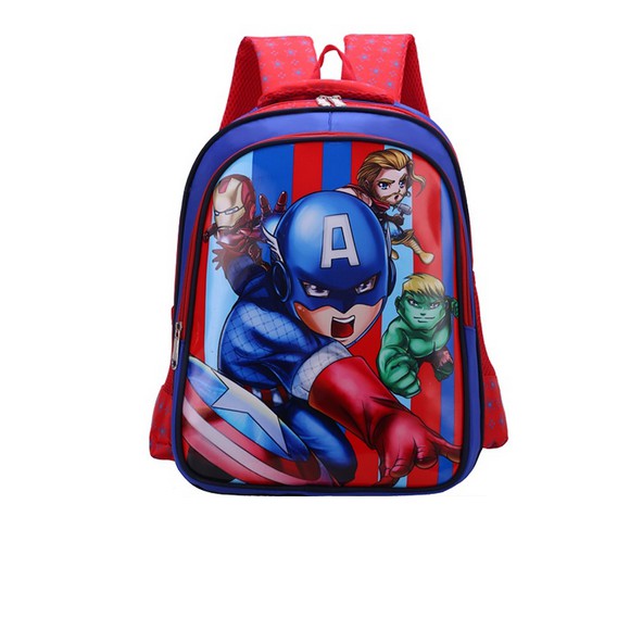 Satu7an T155 Tas Ransel Anak 3D Tas Anak Karakter Motif Kartun Timbul Tas Punggung Sekolah Anak Nilon