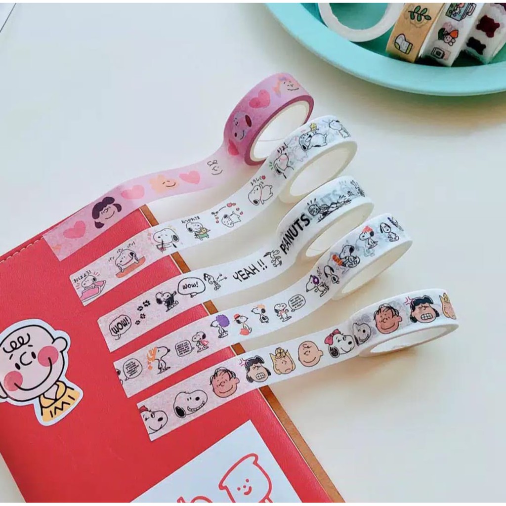 

Washi Tape Snoopy / Peanuts selotip