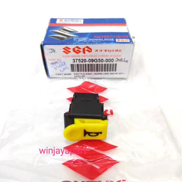 TOMBOL KLAKSON SMASH. SHOGUN 125.BEAT.VARIO ORIGINAL SUZUKI GENUINE PARTS