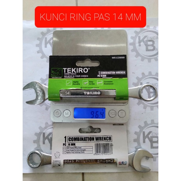 KUNCI RING PAS TEKIRO 14 MM / KUNCI RING PAS 14 MM