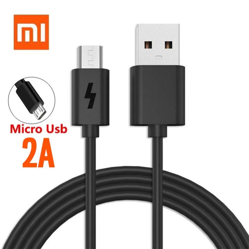 kabel data original xiaomi mikro 2A - kabel data original type c xiaomi fast charging