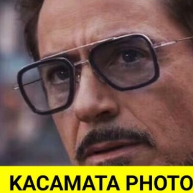 Kacamata EDITH Tony Stark Steampunk Anti UV RBVTURAS 66218 Kaca mata Photocromic Tony Bluecromic Pria Wanita Fashion Kacamata / sunglass cowok cewek Dita