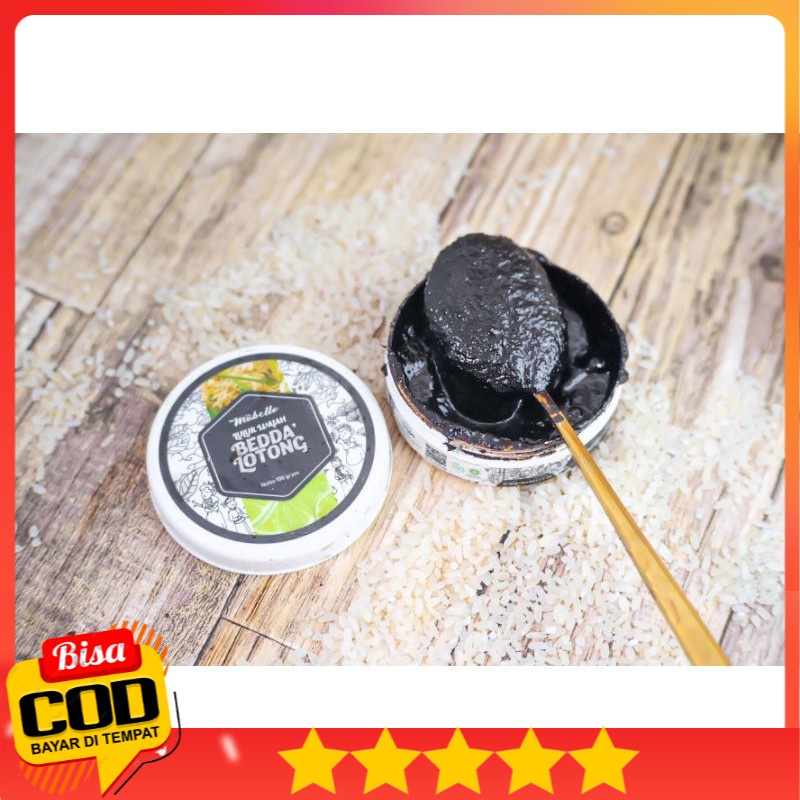 MABELLO MASKER WAJAH BEDDA LOTONG ORIGINAL Masker Rempah Tekstur Halus Cerah Permanen