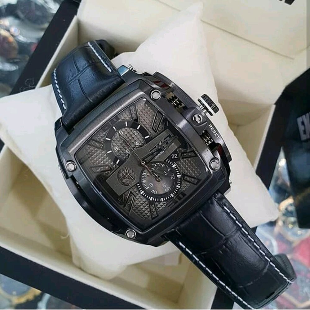 JAM TANGAN PRIA EXPEDITION EXP3008MC BLACK ORIGINAL RESMI