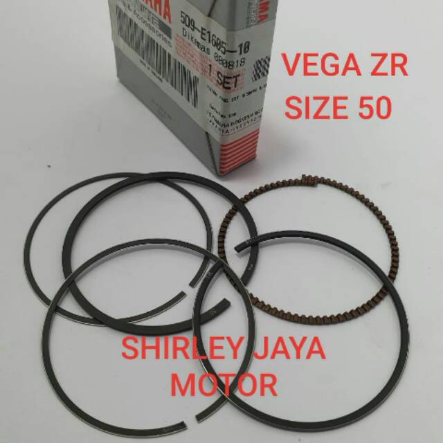 RING PISTON VEGA ZR SIZE 0.50  ORISINIL YGP 5D9-E1605-10