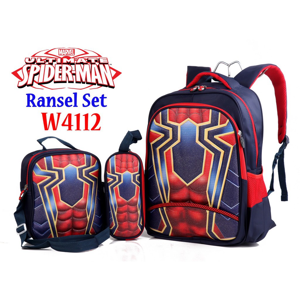 BAG RANSEL SET W4112 RANSEL ANAK TAS IMPOR TAS ANAK TAS BATAM