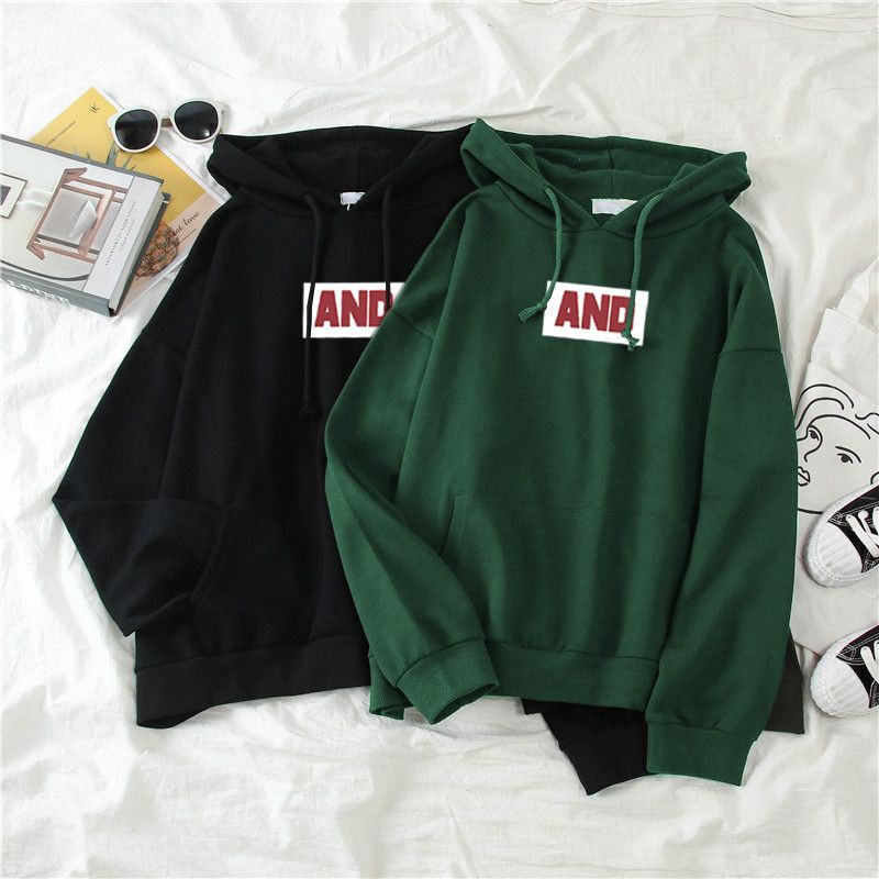 Hoodie Pria Wanita Korean Style And Simple Bahan Fleece