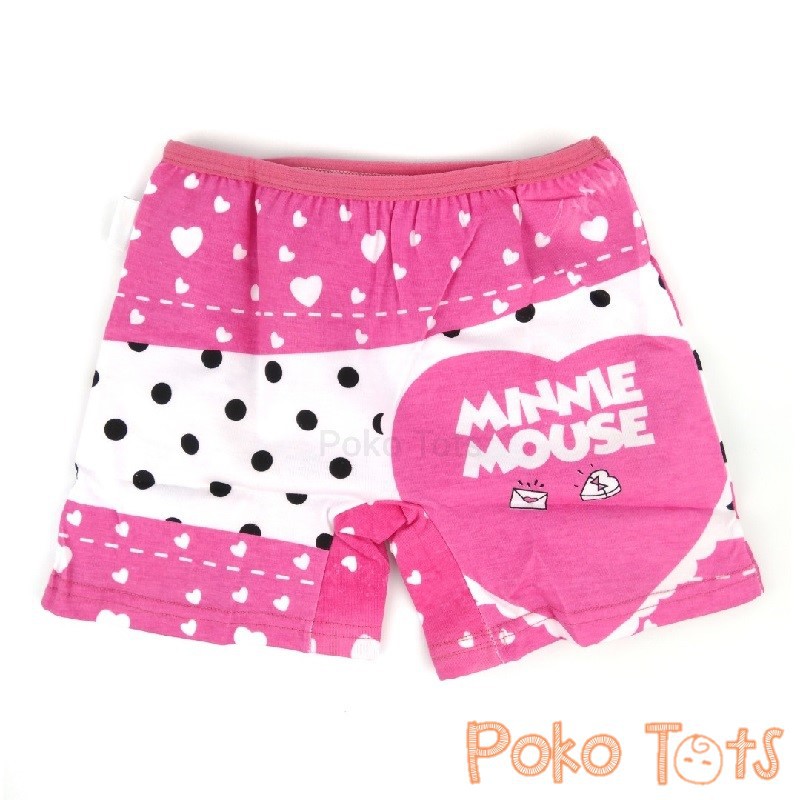 Jessie &amp; Mike Celana Dalam Motif Minnie Semi Long Boxer Anak Perempuan