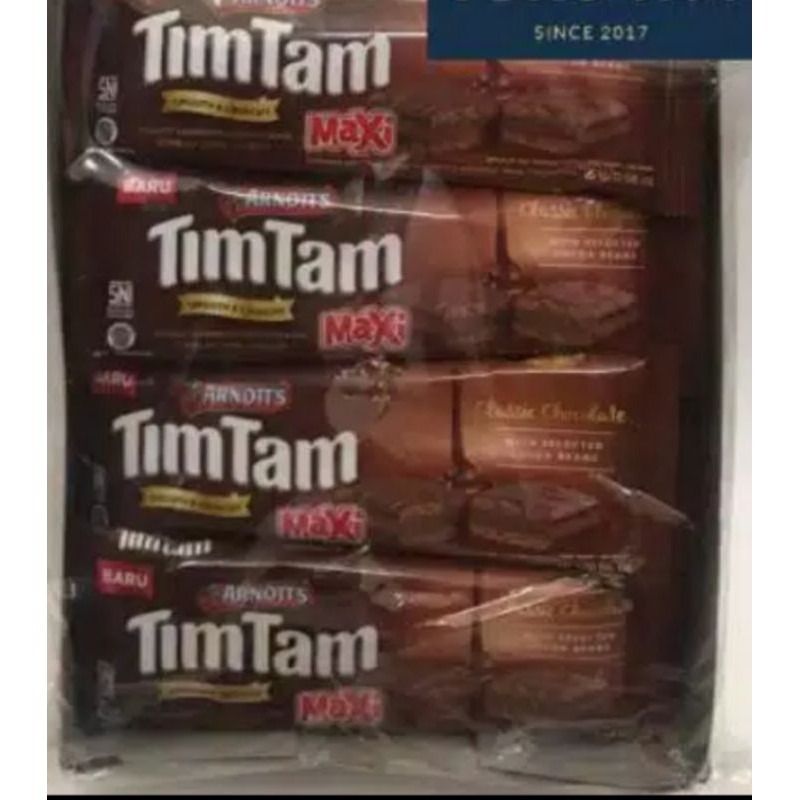 Timtam wafer coklat isi 12pcs 16g . timtam maxi classic chocolate wafer coklat