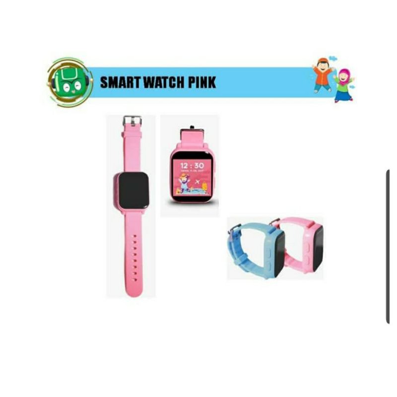Smart Watch Anak Al Qolam Pink dan Blue