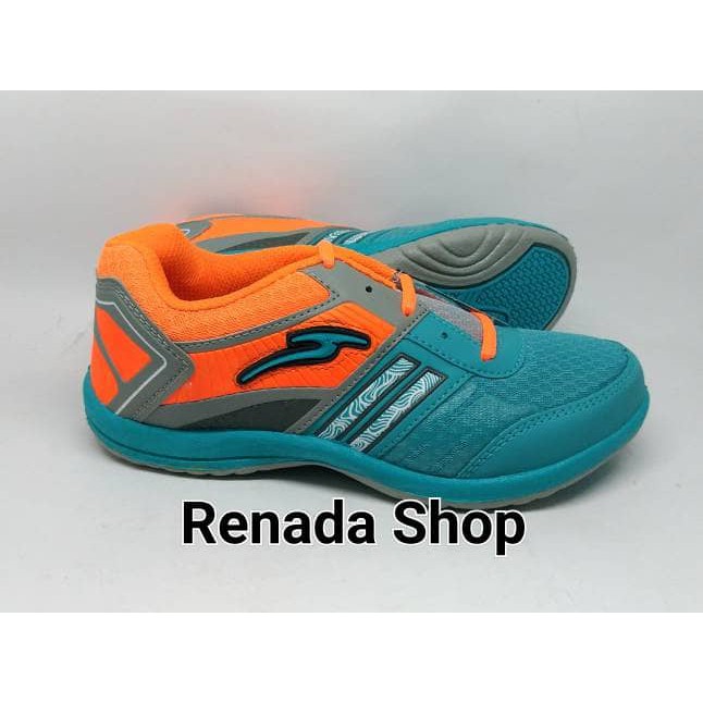 Sepatu Pro ATT LIV 86 Hijau Oranye - Sepatu Wanita Olah Raga Senam
