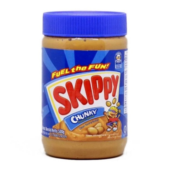 Promo Skippy Peanut Butter Selai Kacang Skippy Chunky Selai Roti Skippy - 500gr Limited