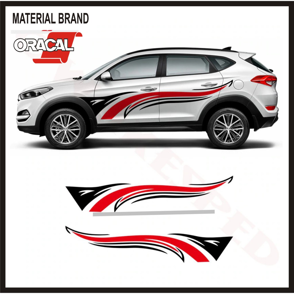 Stiker Cutting Sticker Mobil Variasi Hrv Brv Crv Agya Ayla Jazz Yaris March Datsun Swift Juke Shopee Indonesia