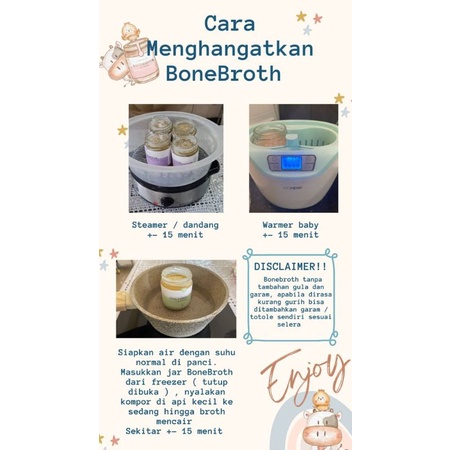 paket isoman 3 hari ( 6 jar ) chicken bone broth doctorbroth by madamYeni