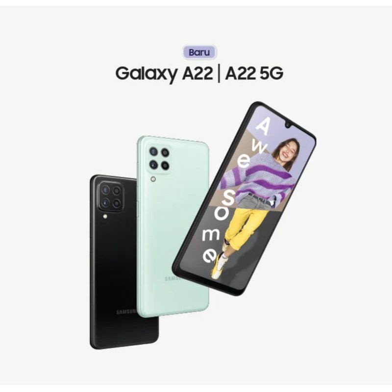 Samsung Galaxy A22 5G Smartphone ( 6GB/128GB ) Garansi Resmi SEIN