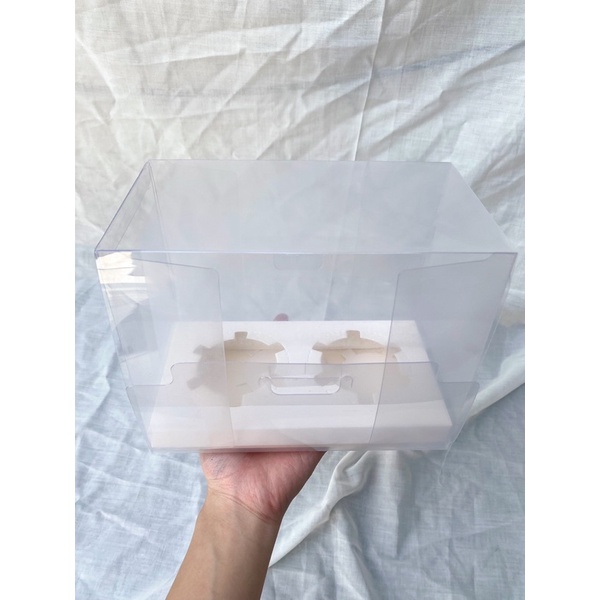 

mika cupcakes box/kotak kue cupcake transparan mika