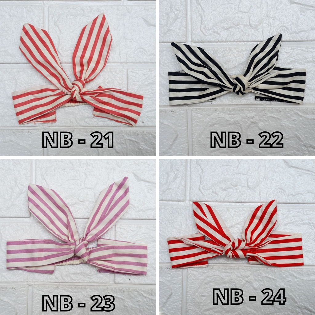 Baby Headband New Born Head wrap BUNGA Bando bayi newborn Head Band headband tali kepala pita rambut new born hw bandana ikat