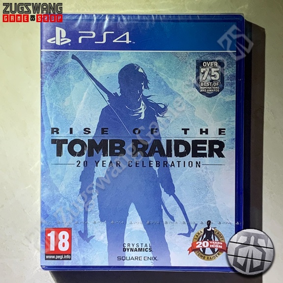 Kaset game bd ps4 playstation ps 4 RISE OF THE TOMB RAIDER new baru