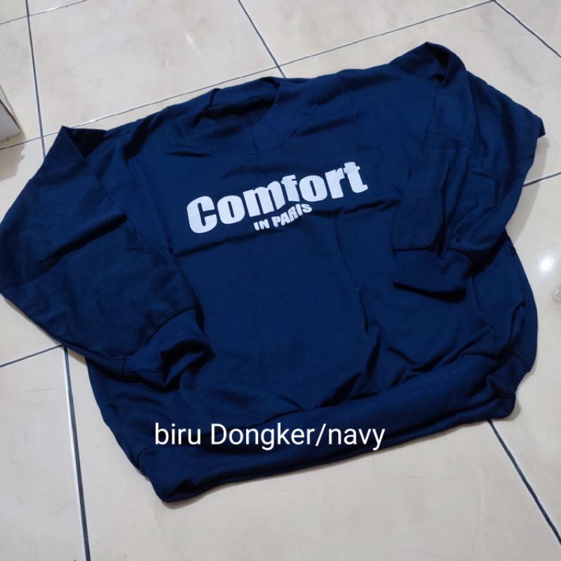 Comfort crew neck sweater jumbo