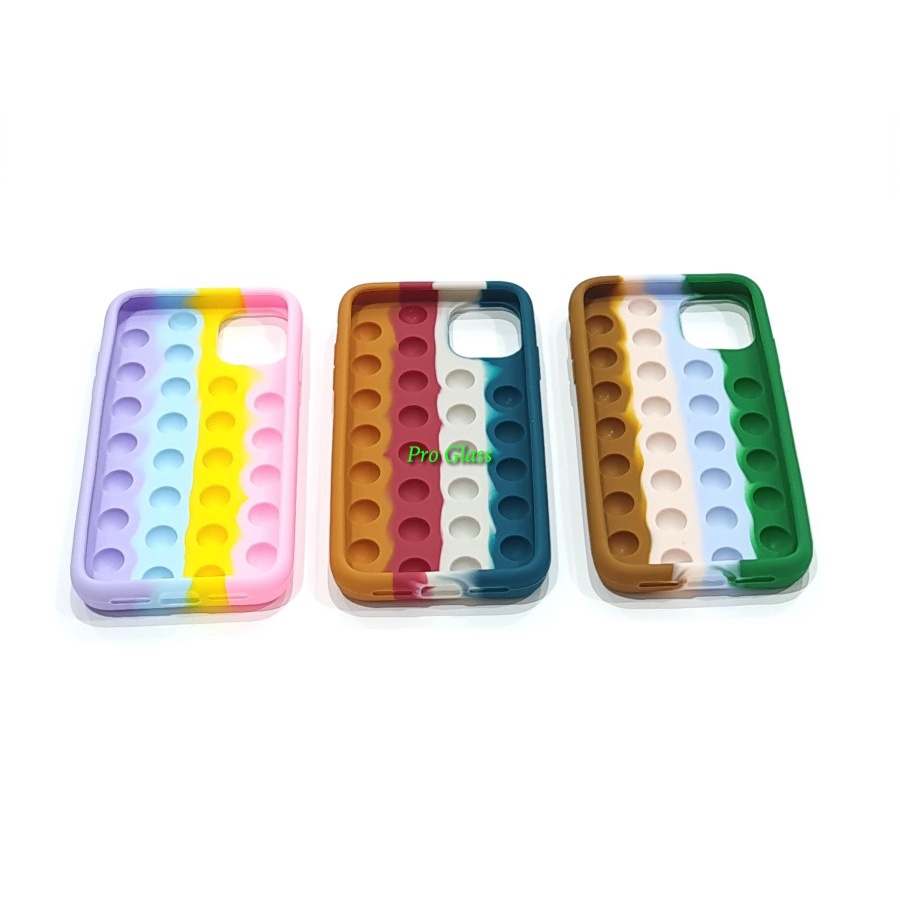 C126 Iphone 11 11 Pro 11 PRO MAX POP IT Soft Silicone Fidget Toy Case