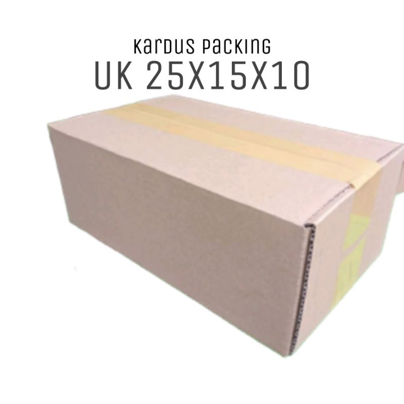 Termurah Kardus packing besar Uk 25x15x10 new