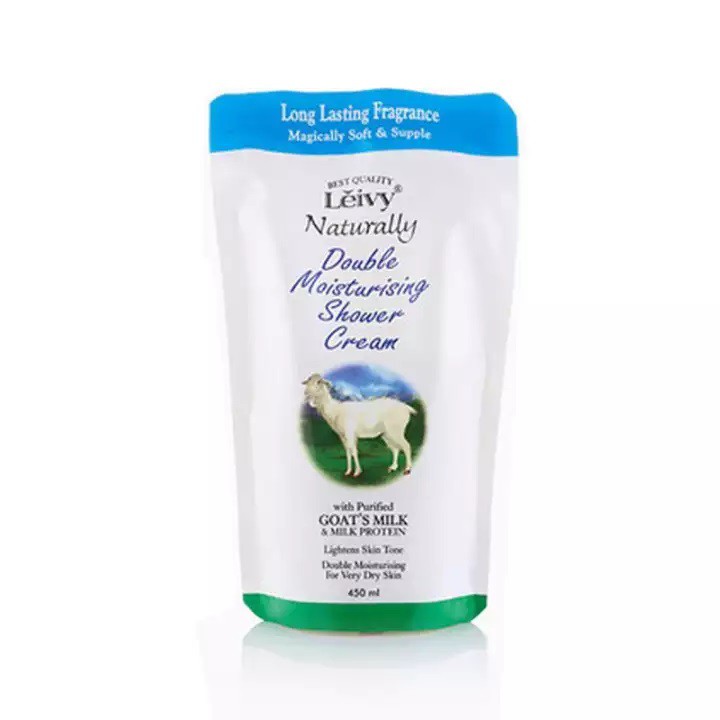 Leivy Shower Cream Goat'S Milk - Reffil - 450 ml