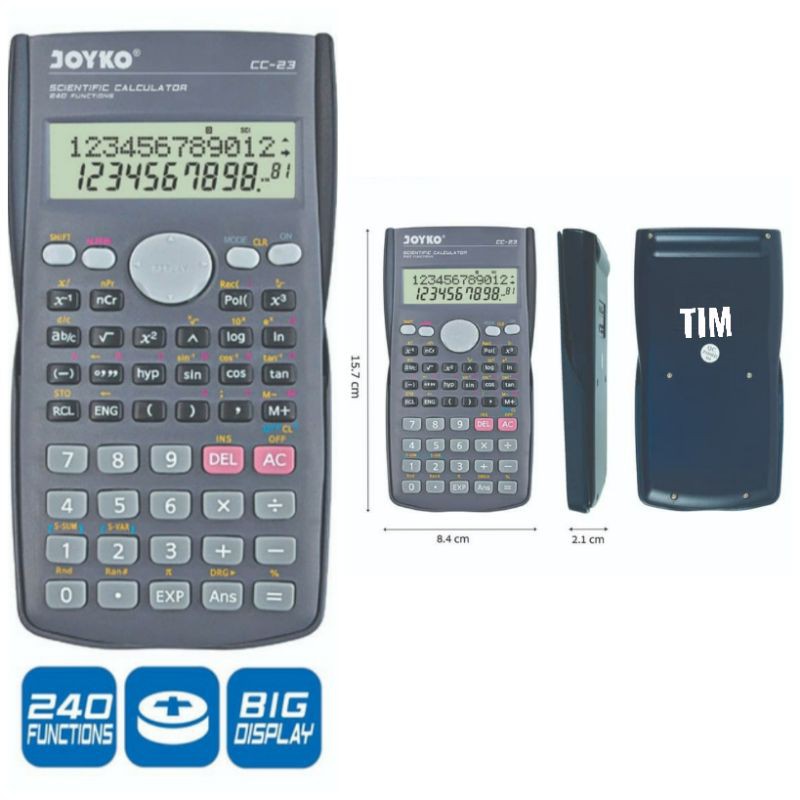 Kalkulator Ilmiah Calculator JOYKO Scientific CC 23