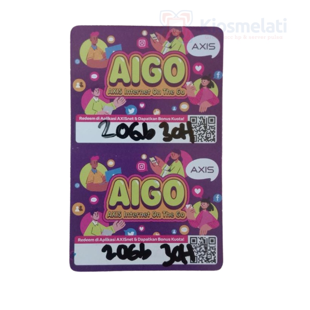 Voucher Data kouta Axis - Voucher Kuota Axis 20GB 30HR - Voucher Kuota Internet Axis 20GB 30HR