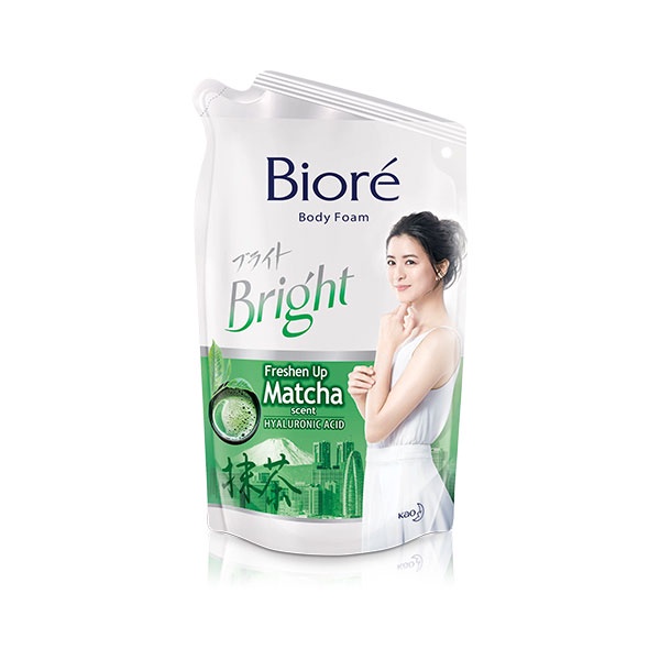Promo Harga Biore Body Foam Bright Freshen Up Matcha Scent 450 ml - Shopee