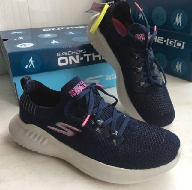 SEPATU WANITA SKECHERS GO RUN TINKER + LENGKAP BOX