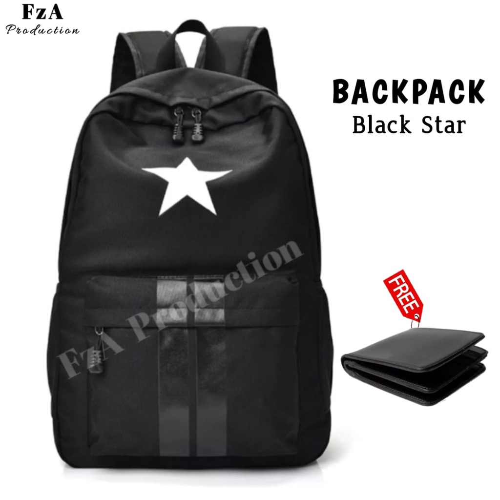 Big Promo..Tas Ransel Distro sekolah kuliah Kerja Pria 4286CV Tas Premium -  FzA FREE DOMPET