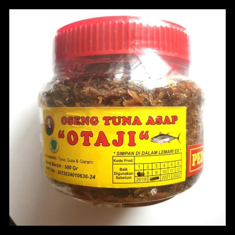 

Ready Otaji Oseng Tuna Asap 500Gram Besar Oleh Oleh Khas Surabaya - Original Makanan Instan Kaleng