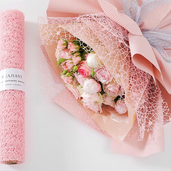 

Hot Sale KOREAN JARING ROLL KERTAS BUKET BUNGA 1 ROLL/ FLOWER WRAP/ PEMBUNGKUS BUNGA HAND BOUQUET