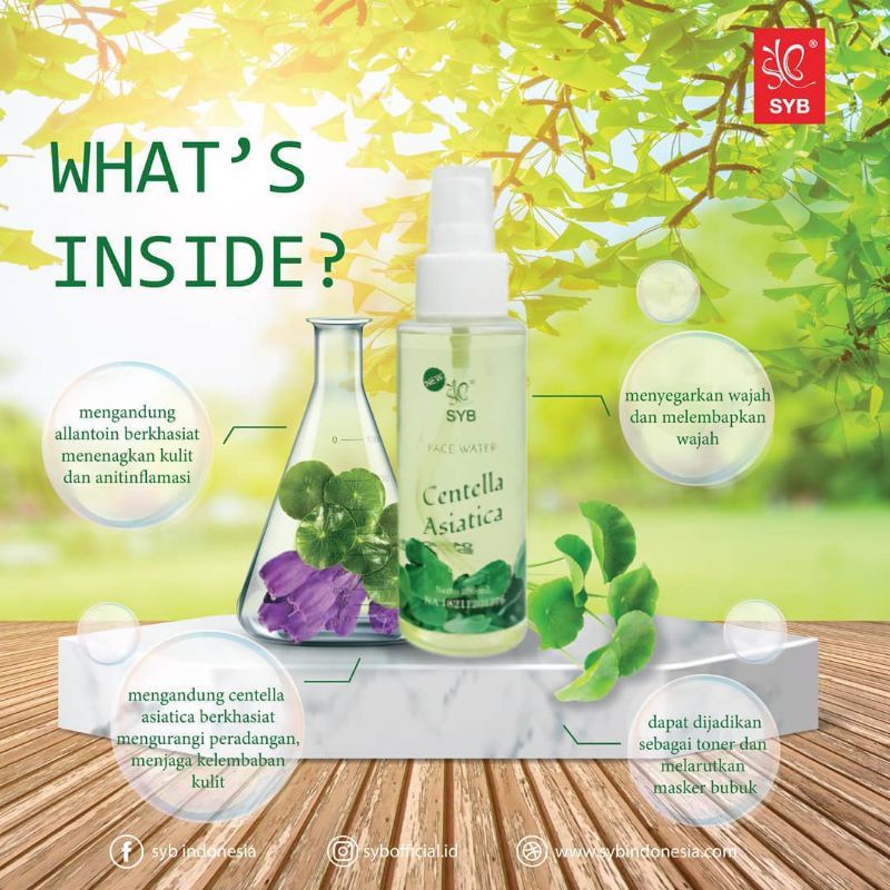 SYB Centella Asiatica Face Water - 100ml