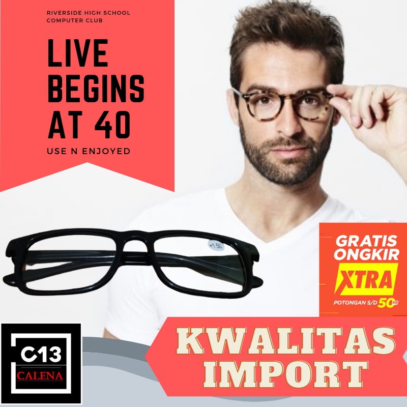 Kaca Mata Baca / Kaca Mata Plus / Kaca Mata Jalan