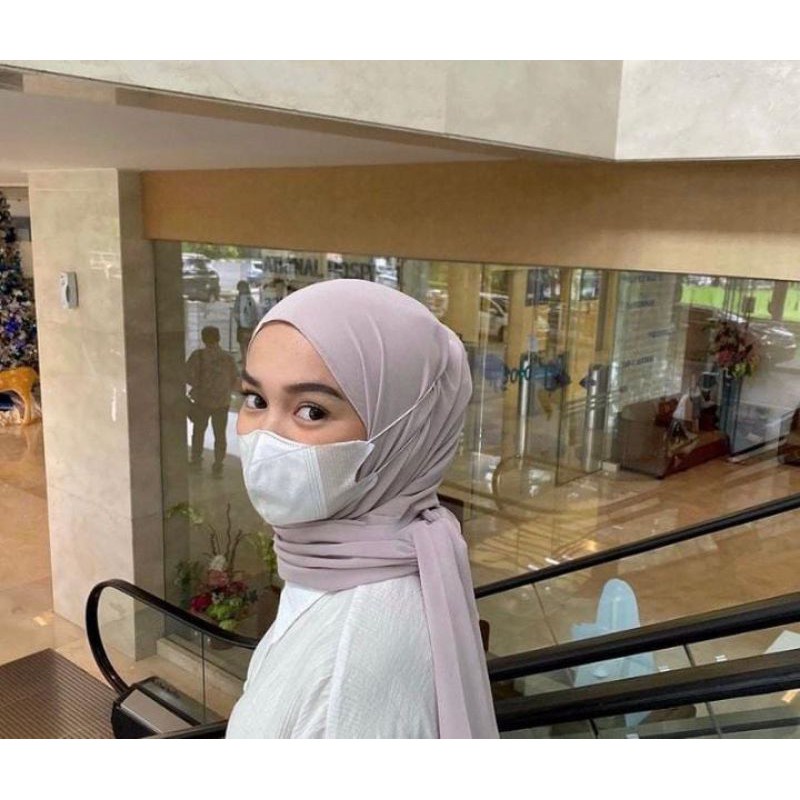 MASKER DUCKBILL HIJAB / MASKER HIJAB / MASKER DUCKBILL HIJAB / MASKER / 1pcs/masker sekali pakai