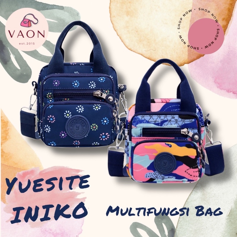 Yuesite Iniko Multifungsi Bag Ransel Small Tas Selempang Original
