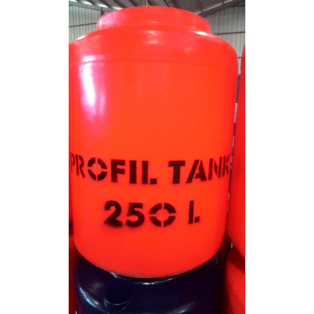 Tangki Air Plastik Profil Tank TDA 250L, Tandon Air, Toren Air