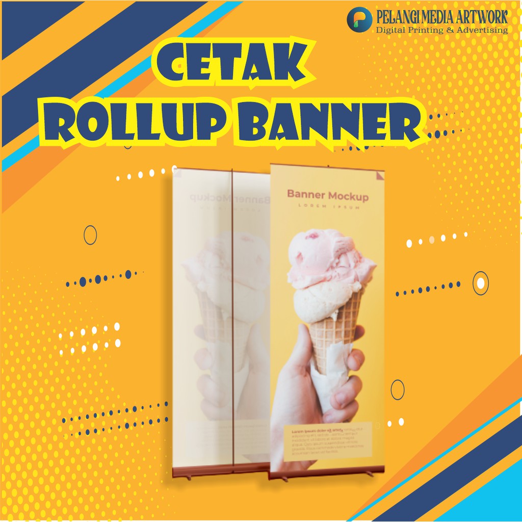 CETAK ROLL UP BANNER 440gsm