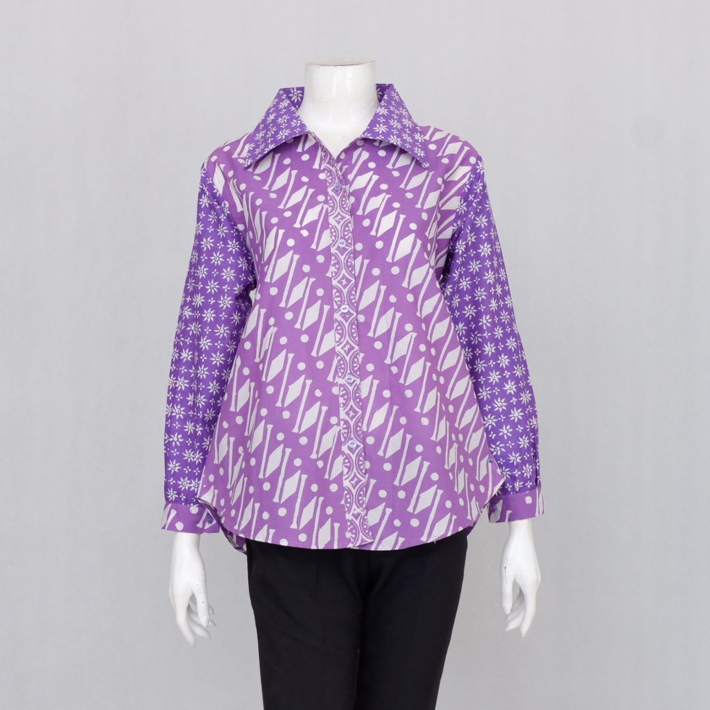 BLUS DHIAJENG GARUTAN 01 | ATASAN BAJU BATIK BUSUI FRIENDLY-LANGITJUA BATIK SOLO