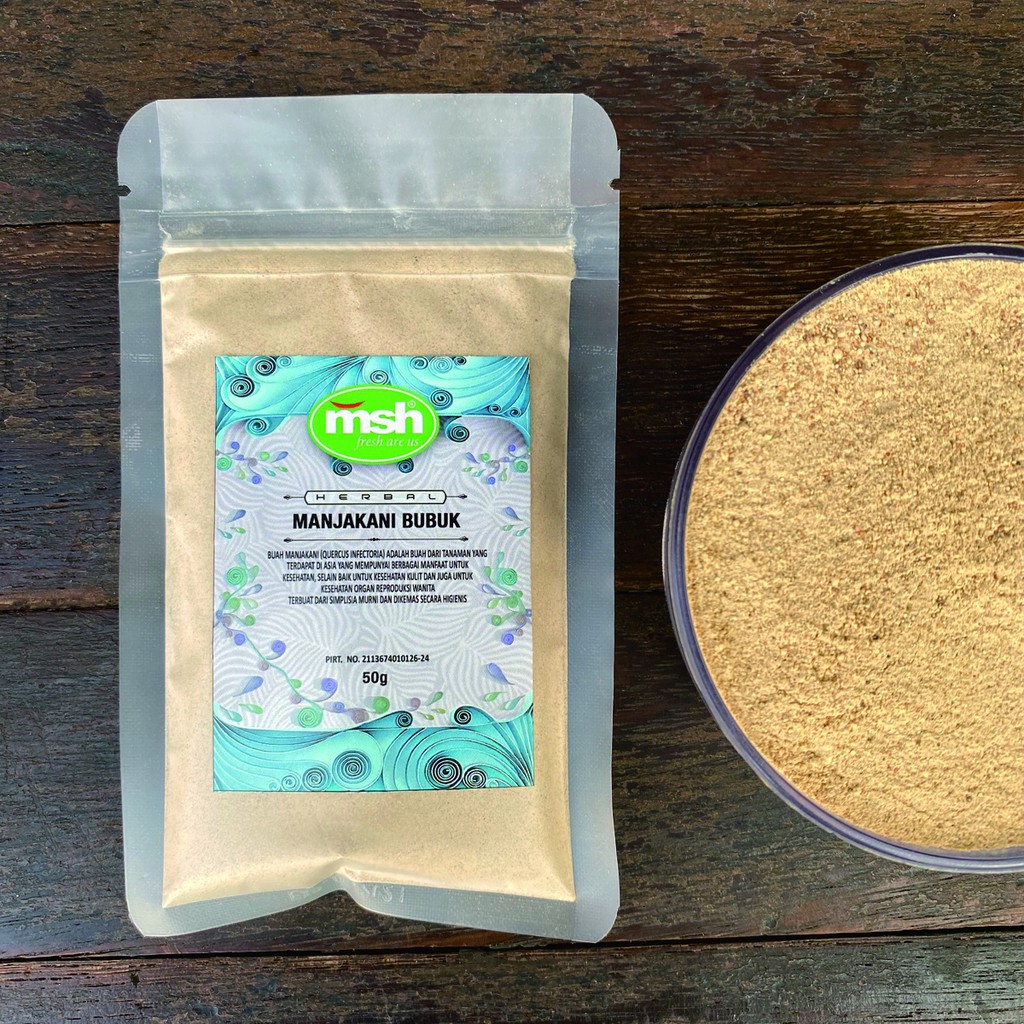 

Premium MSH Manjakani Bubuk 50 g