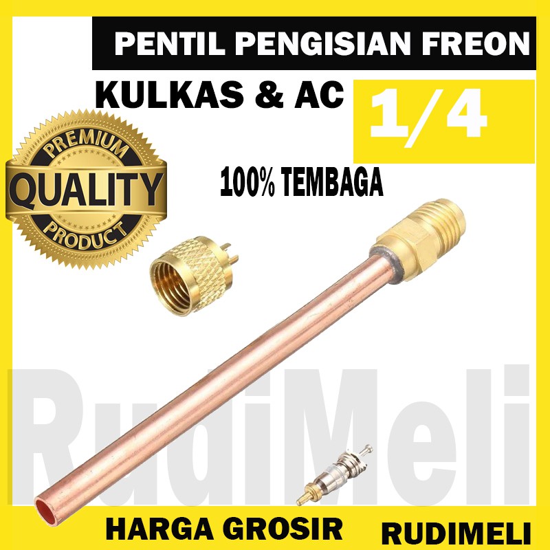 Grosir Pentil Pengisian Pr3on material tembaga Ukuran 1/4