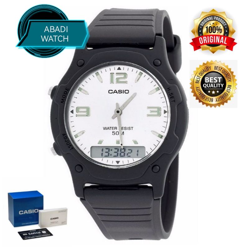 Jam Tangan Casio AW49HE-7AVDF Original