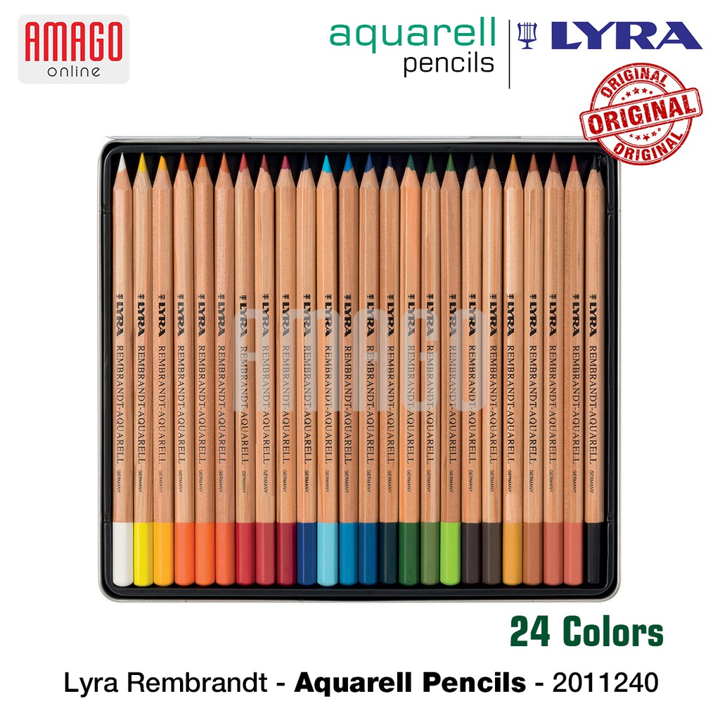 LYRA - REMBRANDT AQUARELL TIN BOX - 24 PCS - ASSORTED COLORS - 2011240