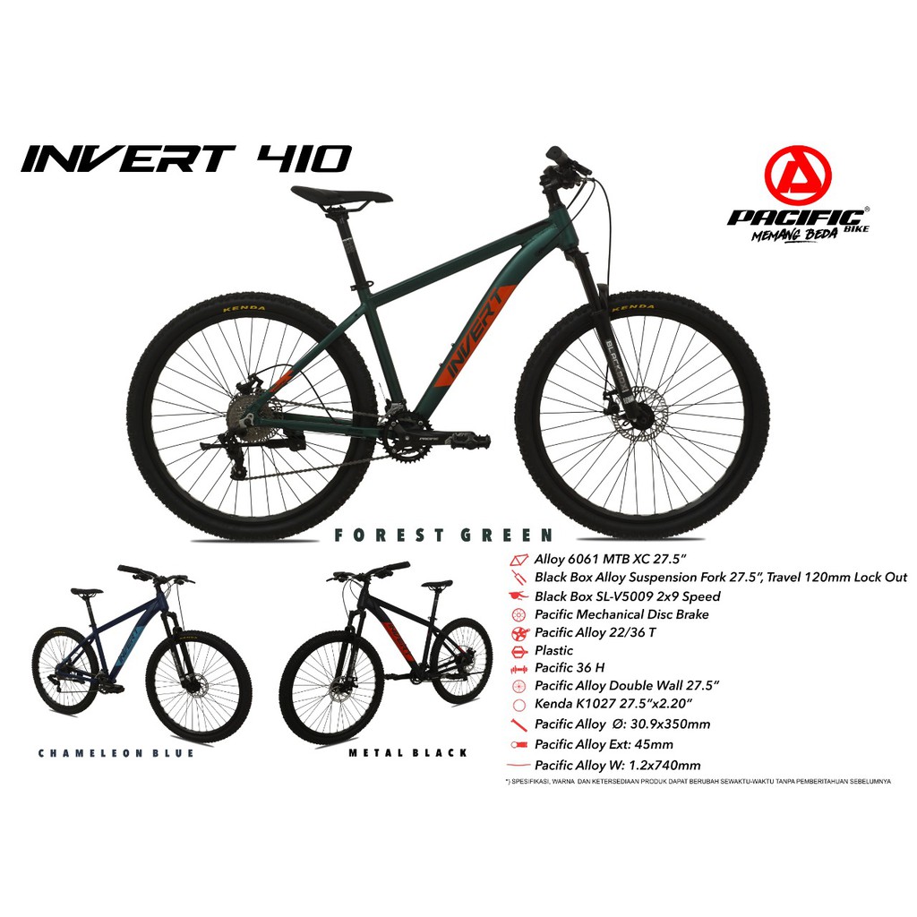 Sepeda MTB 27.5 Pacific Invert 410